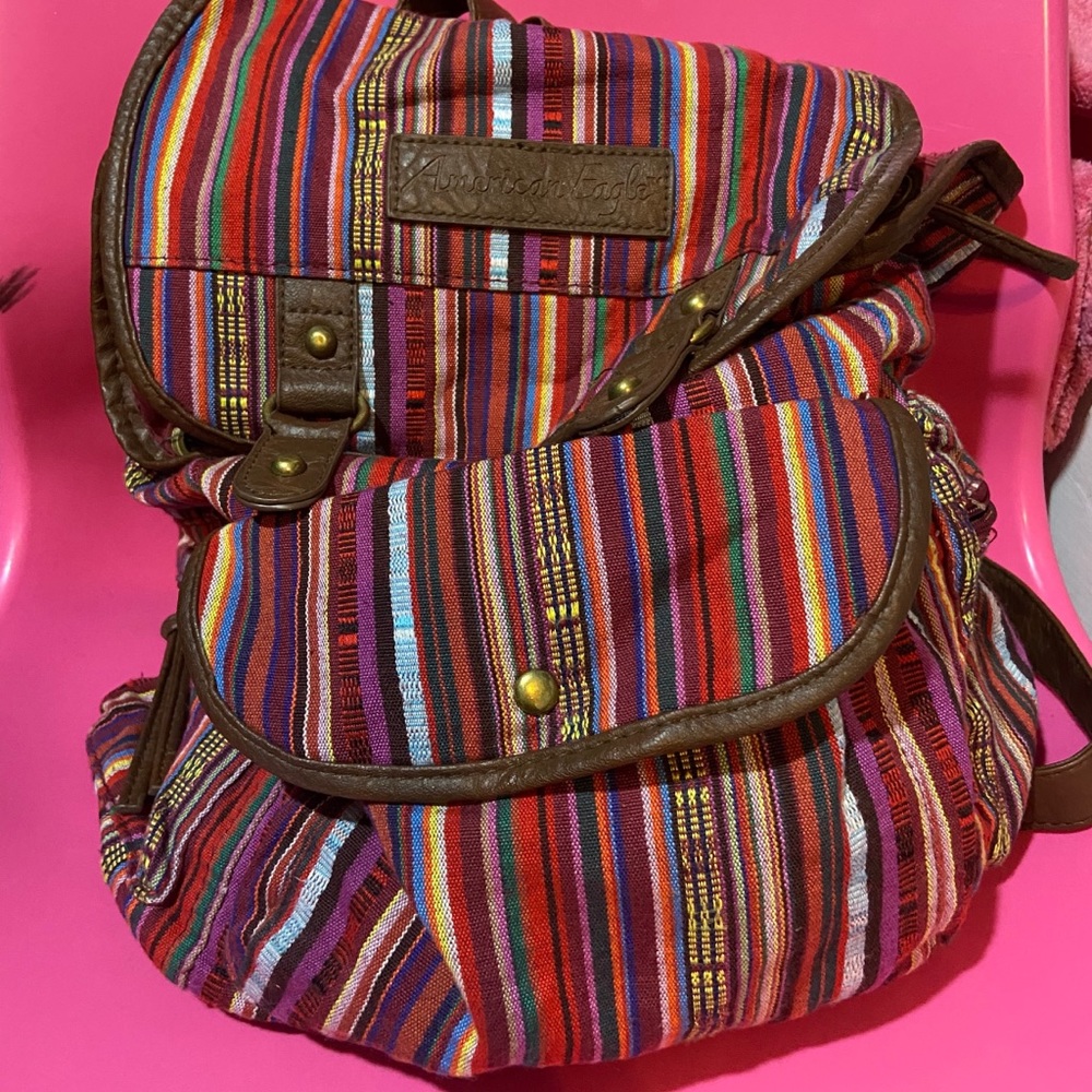 American Eagle Backpack Matching Set Crop